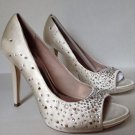 NEW ABS Allen Schwartz ABIGAIL IVORY Peep-Toe Pump (Size 11 M) - MSRP $145.00!