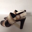 Authentic Stuart Weitzman Bander High Heel Roccia Mali Snakeskin Sandal (Size 5)