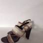 Authentic Stuart Weitzman Bander High Heel Roccia Mali Snakeskin Sandal (Size 5)