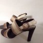 Authentic Stuart Weitzman Bander High Heel Roccia Mali Snakeskin Sandal (Size 5)