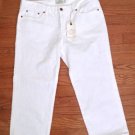 New LUCKY BRAND Sweet Jean Cropped Pearl/White (Size 32/14) - MSRP $79.50!