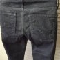 NEW ADRIANO GOLDSCHMIED The Absolute Legging Blue Metallic Coated Jeans- Size 25