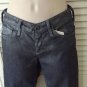 NEW ADRIANO GOLDSCHMIED The Absolute Legging Blue Metallic Coated Jeans- Size 25