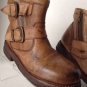 NEW Authentic BED STU FREE PEOPLE "Spunky" Leather Buckle Motocycle Boots