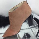 Authentic SEE BY CHLOE Suede and Leather Ankle Boots (Size 37.5) - MSRP $415.00!