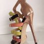 NEW Authentic JIMMY CHOO "Bronx" Multicolor Bronx Sandals (Size 40) - MSRP $995