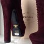 Authentic PRADA Suede Lace-Up Platform Ankle Boots (Size 39.5) - MSRP $990.00!