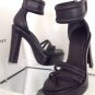 NEW GIVENCHY Strappy Black Ankle Strap Platform Sandal (Size 37.5) - MSRP $1250