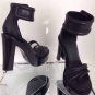NEW GIVENCHY Strappy Black Ankle Strap Platform Sandal (Size 37.5) - MSRP $1250