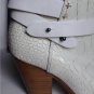 NEW Authentic RAG AND BONE Harrow Crocodile-Embossed Ankle Boot (Size 36.5) - MS