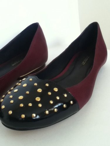 NEW Authentic REBECCA MINKOFF MAB STUDDED CUTOUT BALLET FLATS (size 8.5)