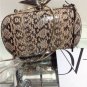 NEW Authentic DIANE von FURSTENBERG Flirty Snake Minaudiere Clutch - MSRP $345