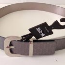 NWT Michael Kors Pewter Logo Belt With Silver Hardware Belt Gorgeous Sz. Large