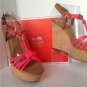 NEW Authentic Coach Georgiana Pink/Ginger Sandals