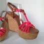 NEW Authentic Coach Georgiana Pink/Ginger Sandals