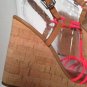 NEW Authentic Coach Georgiana Pink/Ginger Sandals