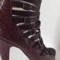 NEW CIRCUS by SAM EDELMAN Lennox Platform Strappy Heels, Oxblood - MSRP $120.00!