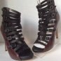 NEW CIRCUS by SAM EDELMAN Lennox Platform Strappy Heels, Oxblood - MSRP $120.00!