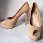 Authentic CHRISTIAN DIOR Miss Dior Leather Peep Toe Pumps (Size 39) - MSRP $710.