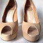 Authentic CHRISTIAN DIOR Miss Dior Leather Peep Toe Pumps (Size 39) - MSRP $710.