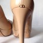 Authentic CHRISTIAN DIOR Miss Dior Leather Peep Toe Pumps (Size 39) - MSRP $710.