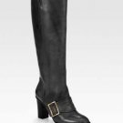 Authentic DEREK LAM Rupert Leather Knee High Buckle Boots (Size 39.5)