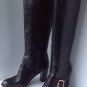 Authentic DEREK LAM Rupert Leather Knee High Buckle Boots (Size 39.5)