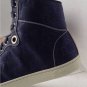 Authentic GUCCI Navy Nylon "Guccisima" High Top Sneakers (Size 6.5 UK/7.5 US)