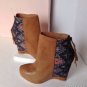 NEW Authentic ELLE MOSS Janelle Wedge Boots