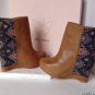 NEW Authentic ELLE MOSS Janelle Wedge Boots