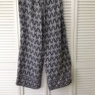 NWT MAX STUDIO  Ikat Diamond Motif Stretchy Pull Tie Waist  Sz 3x Retails $98.00