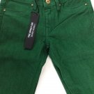 NWT BLANK NYC Girls Spray On Super Skinny Emerald Green Jeans Sz 10/ $58.00