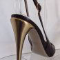 Authentic CALVIN KLEIN Collection Pointed-Toe Slingback Pumps (Size 39)
