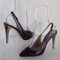 Authentic CALVIN KLEIN Collection Pointed-Toe Slingback Pumps (Size 39)