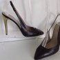 Authentic CALVIN KLEIN Collection Pointed-Toe Slingback Pumps (Size 39)