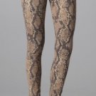 NWT DL1961 EMMA  SLITHER PRINT LEGGINGS/ SKINNY JEANS/ BROWN TONES Sz.28 $178