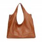 Nora Cowhide Leather Hobo LH1042 Chocolate