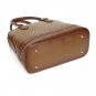 Elijah Italian Cowhide Leather Tote LH1023 Khaki