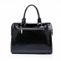 Todd Cowhide Leather Tote LH647 Black
