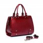 Todd Cowhide Leather Tote LH647 Red