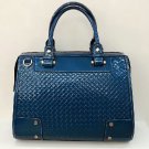 Todd Cowhide Leather Tote LH647 Blue