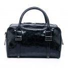 Karidis Distress Leather Tote LH633 Light Black