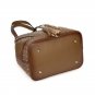 Samuel Italian Cowhide Leather Shoulder Bag LH1026 Brown