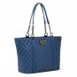 Camille Sheepskin Leather Shoulder Bag LH698 Blue