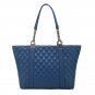 Camille Sheepskin Leather Shoulder Bag LH698 Blue