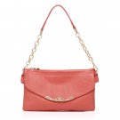 Caleb Italian Cowhide Leather Evening Bag LH945 Watermelon Red