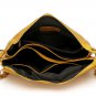Caleb Italian Cowhide Leather Evening Bag LH945 Yellow