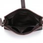 Viola Distress Cow Leather Clutch LH896 Black