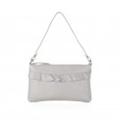 Brady Cowhide Leather Evening Bag LH746 White