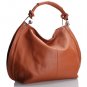 Ashley Italian Leather Weekend Hobo LH9101Brown